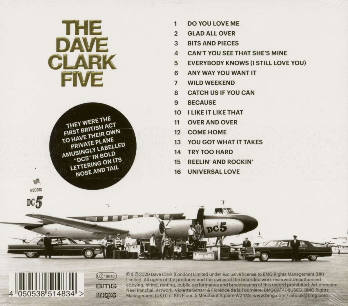 The Dave Clark Five CD: All The Hits (CD) - Bear Family Records