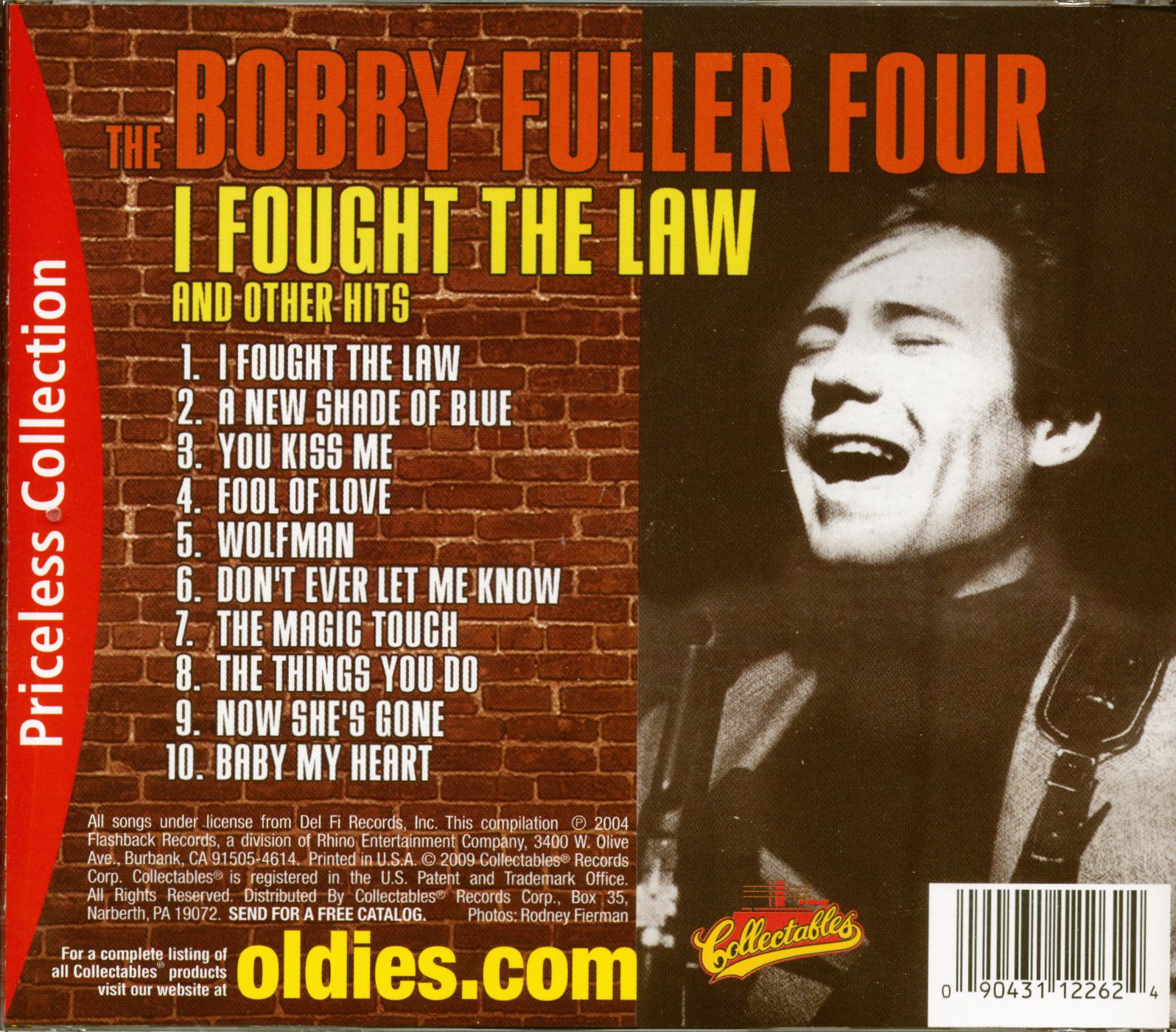 The Bobby Fuller Four CD I Fought The Law Other Hits CD Bear   090431122624 4 