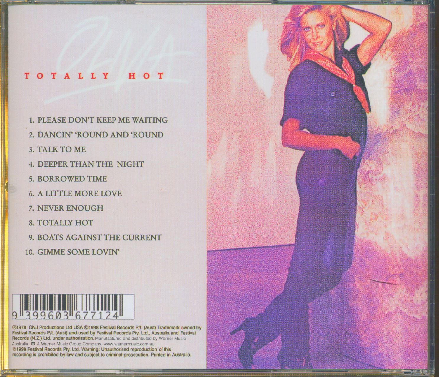 Olivia Newton-John CD: Totally Hot (CD) - Bear Family Records