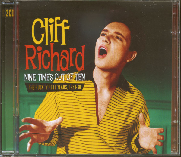 Cliff Richard CD: Nine Times Out Of Ten - The Rock'n'Roll Years 1958-60 ...