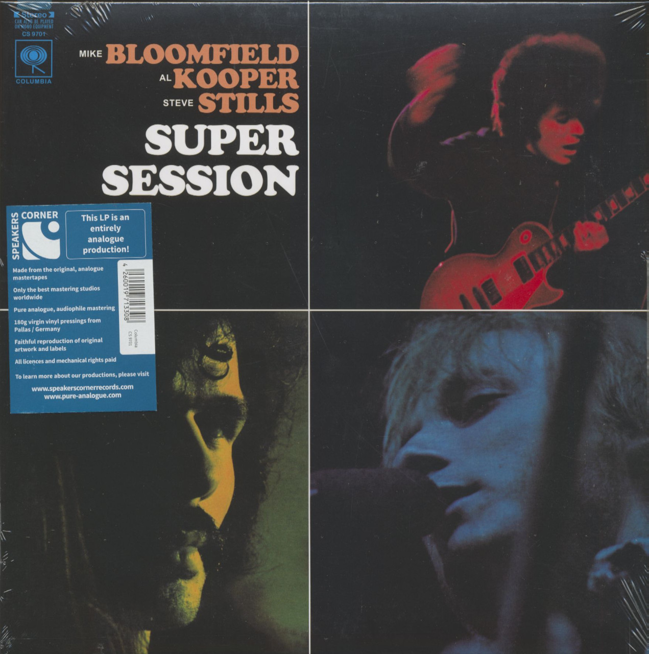 Michael Bloomfield Al Kooper Steve Stills - Super Session (LP, 180g Vinyl)