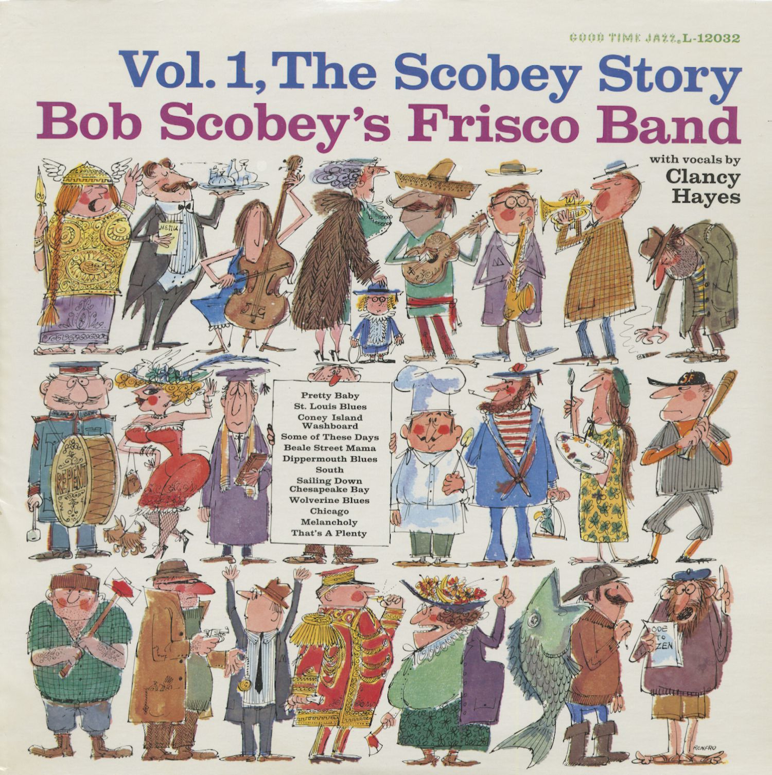 Bob Scobey LP Bob Scobey's Frisco Band The Scobey Story, Vol.1(LP