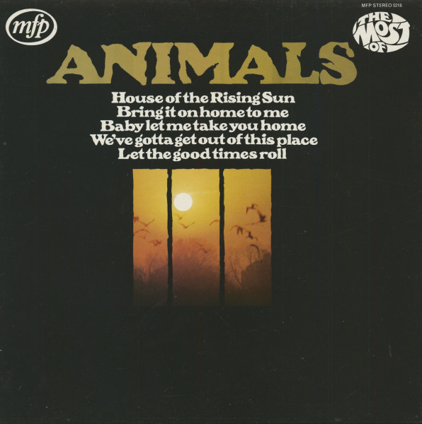 The Animals Lp The Most Of The Animals Stereo Lp Bear