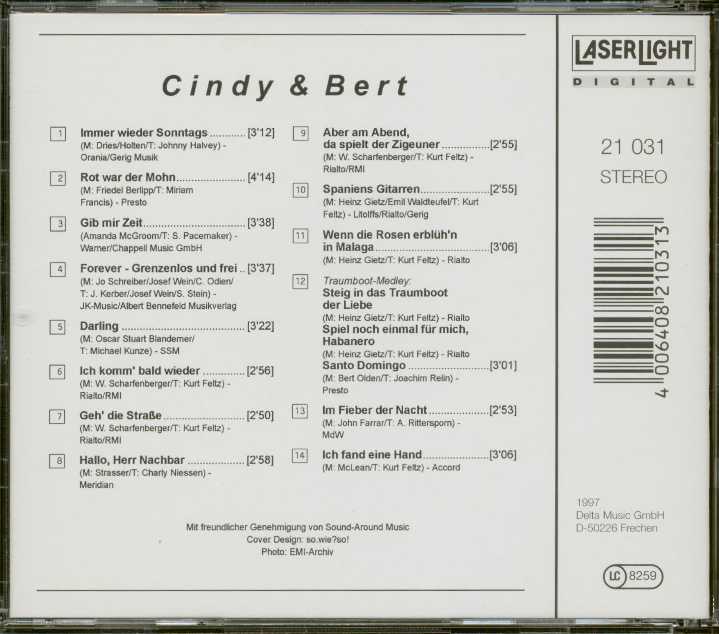 CINDY & BERT CD: Cindy & Bert (CD) - Bear Family Records