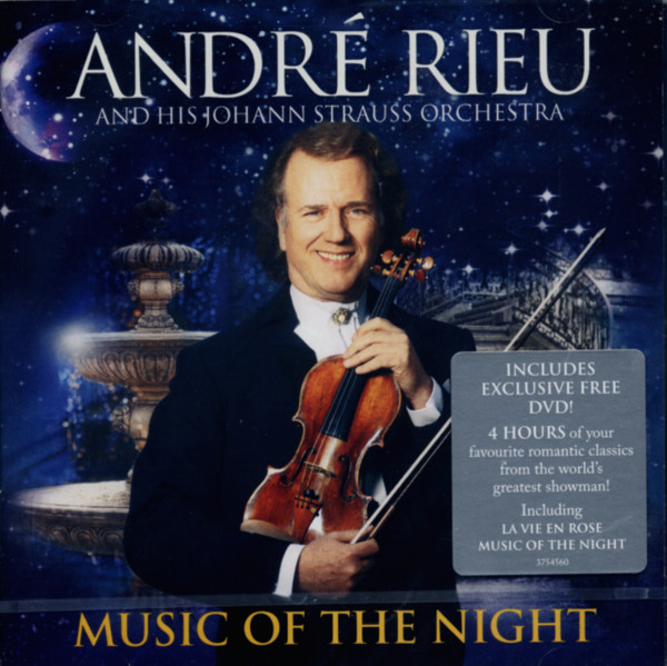 Andre Rieu CD: Music Of The Night (CD+DVD) - Bear Family Records