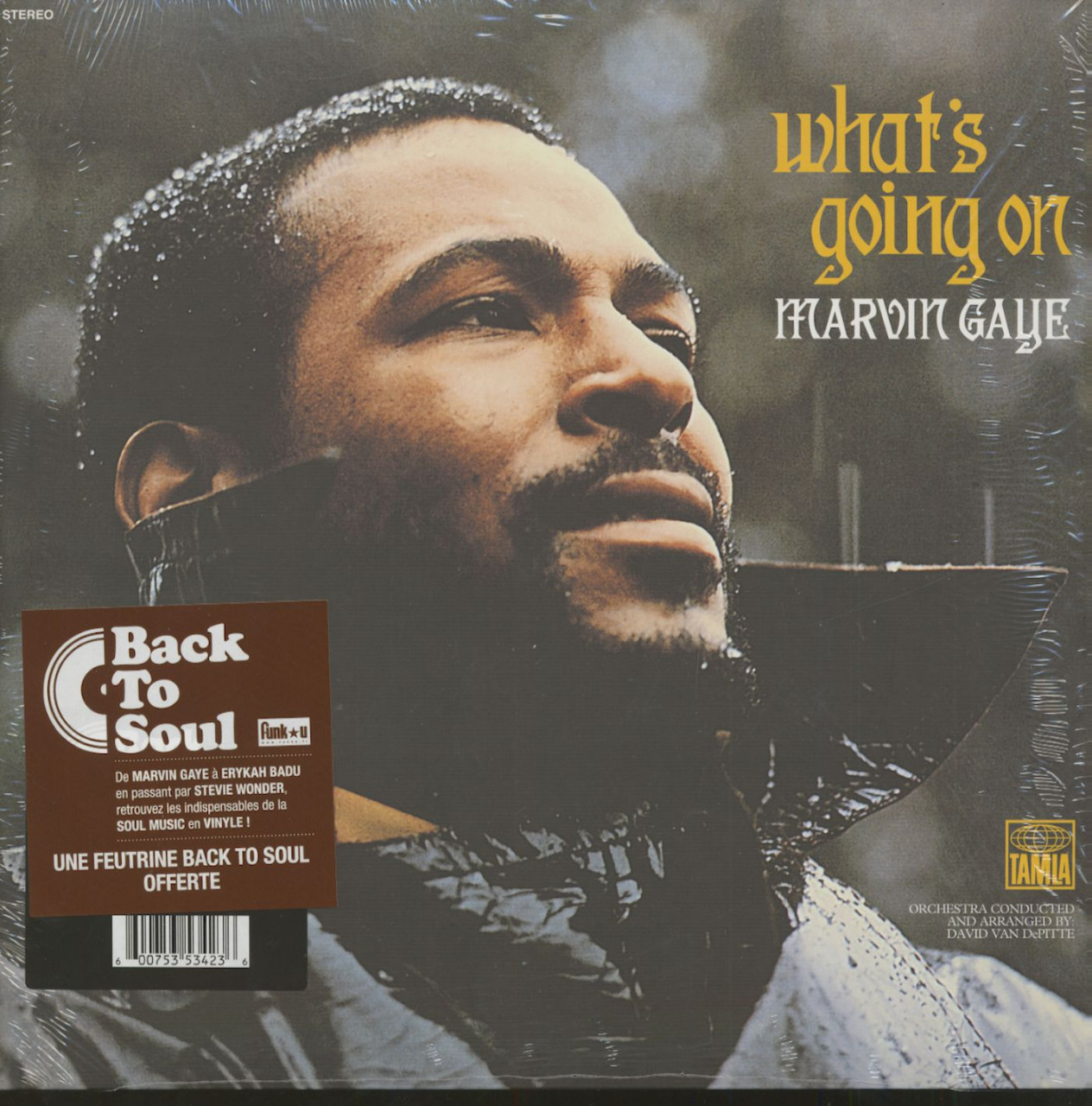 Marvin Gaye LP: What's Going On (LP plus slipmat, 180g Vinyl, Ltd. ) - Bear  Family Records