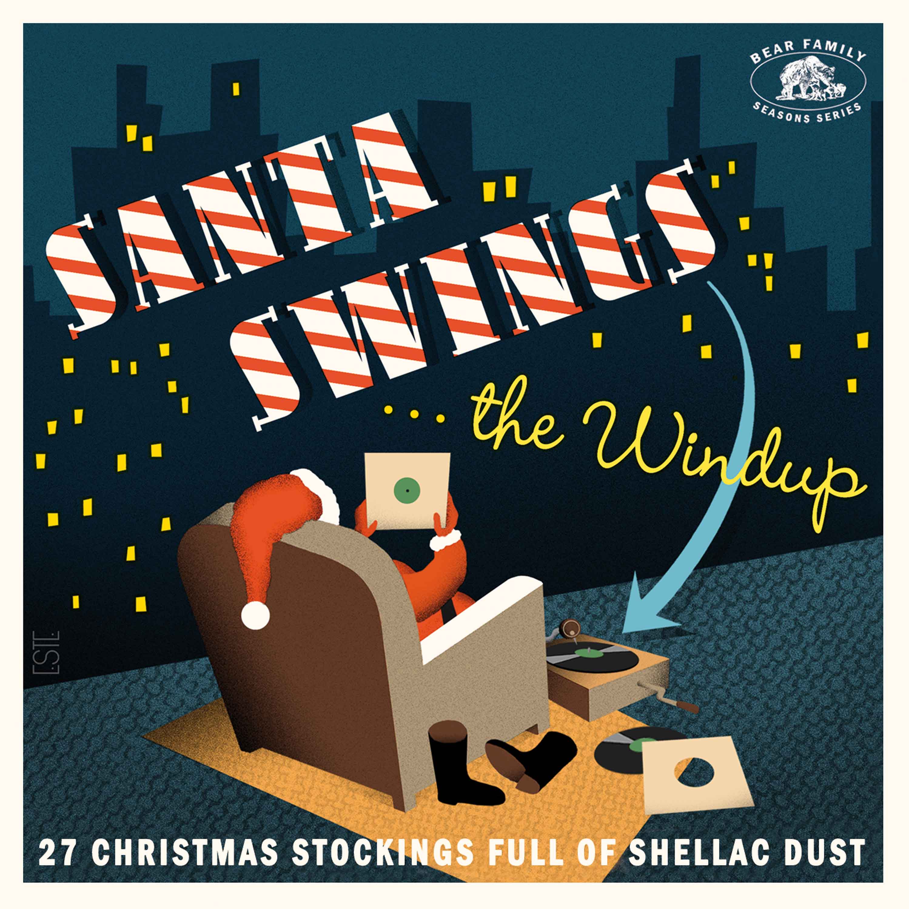 - Various - Stockings Santa 27 Christmas Records Of Full Shellac CD: Windup Swings Bear Season\'s Family - Greetings Dust (CD) The